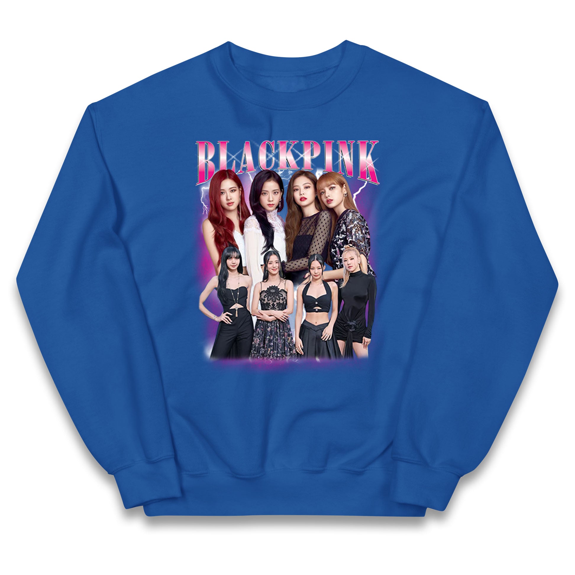 Black Pink Kids Jumper