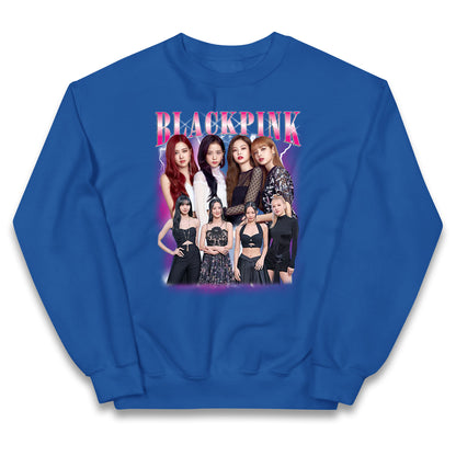 Black Pink Kids Jumper