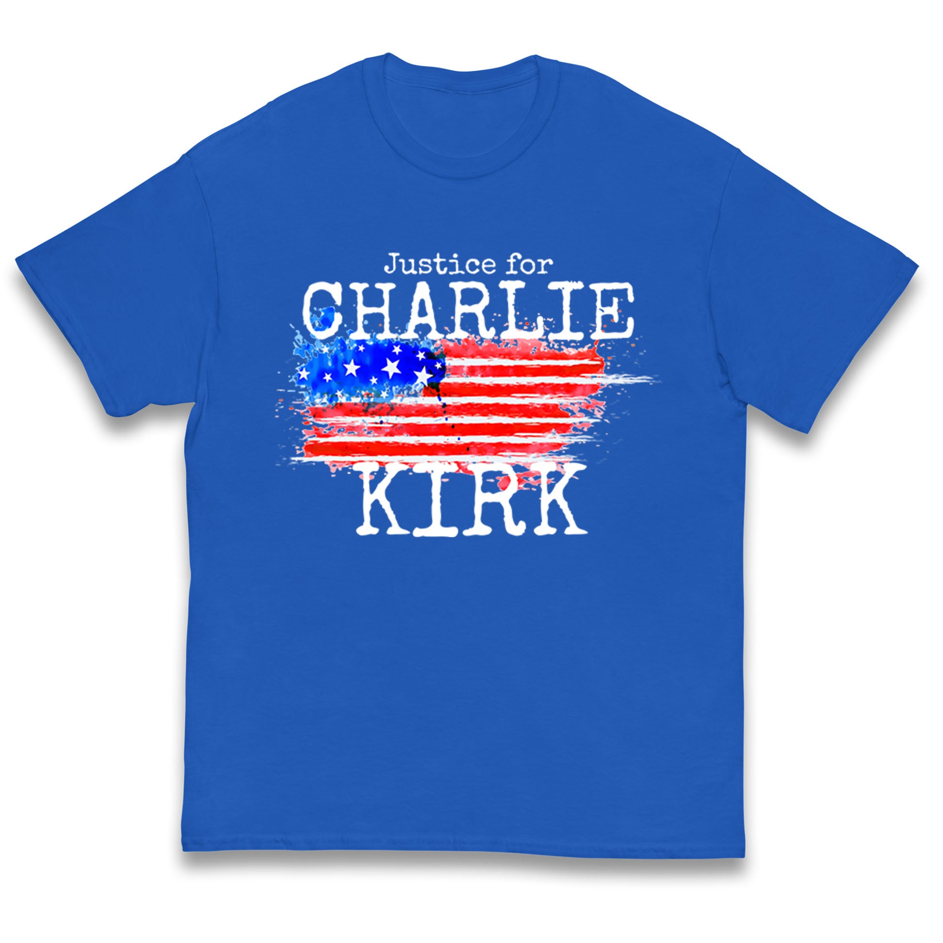Justice For Charlie Kirk Kids T Shirt
