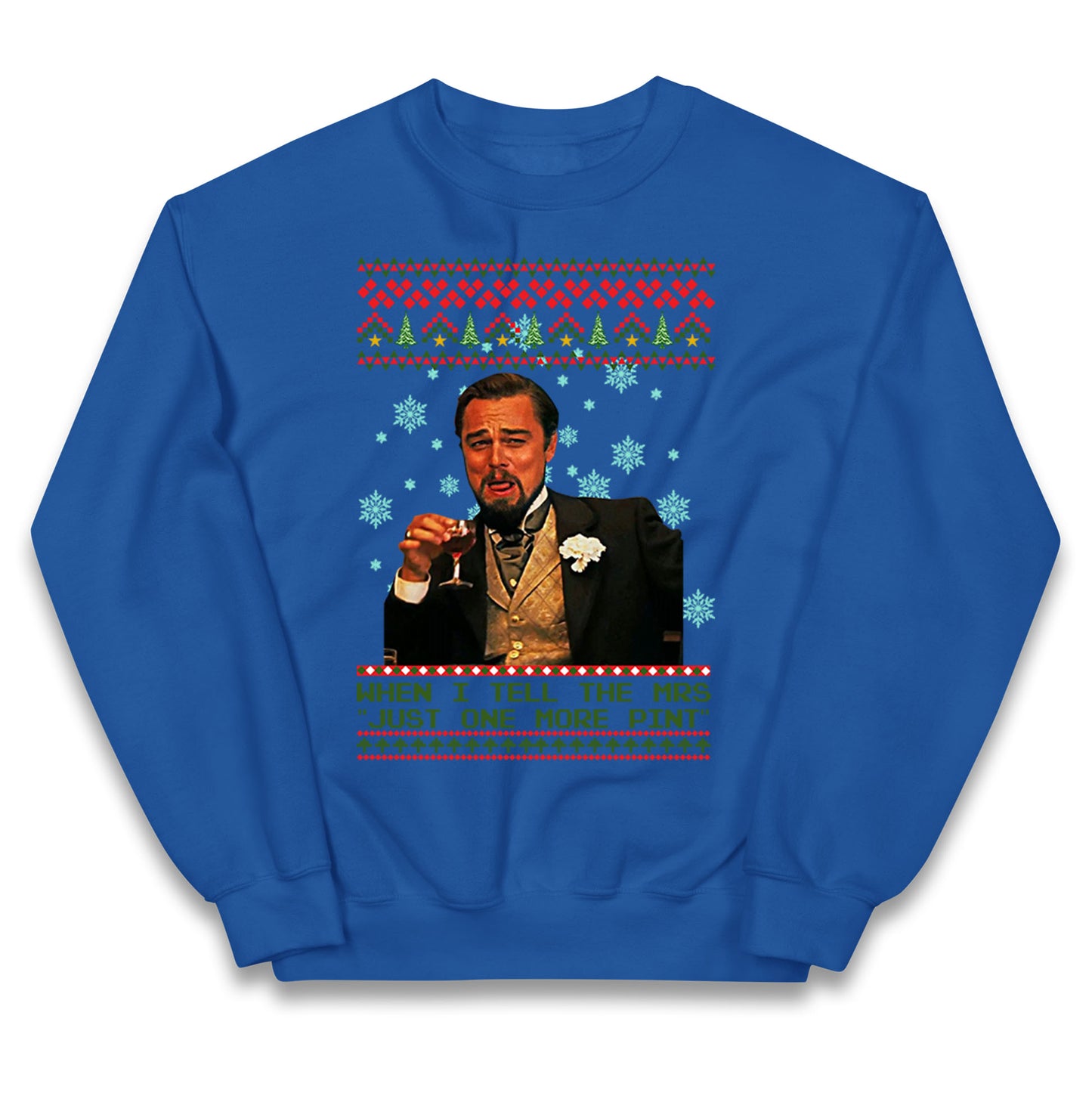 leonardo dicaprio christmas jumper