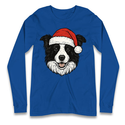 Border Collie Christmas Longsleeve T Shirt