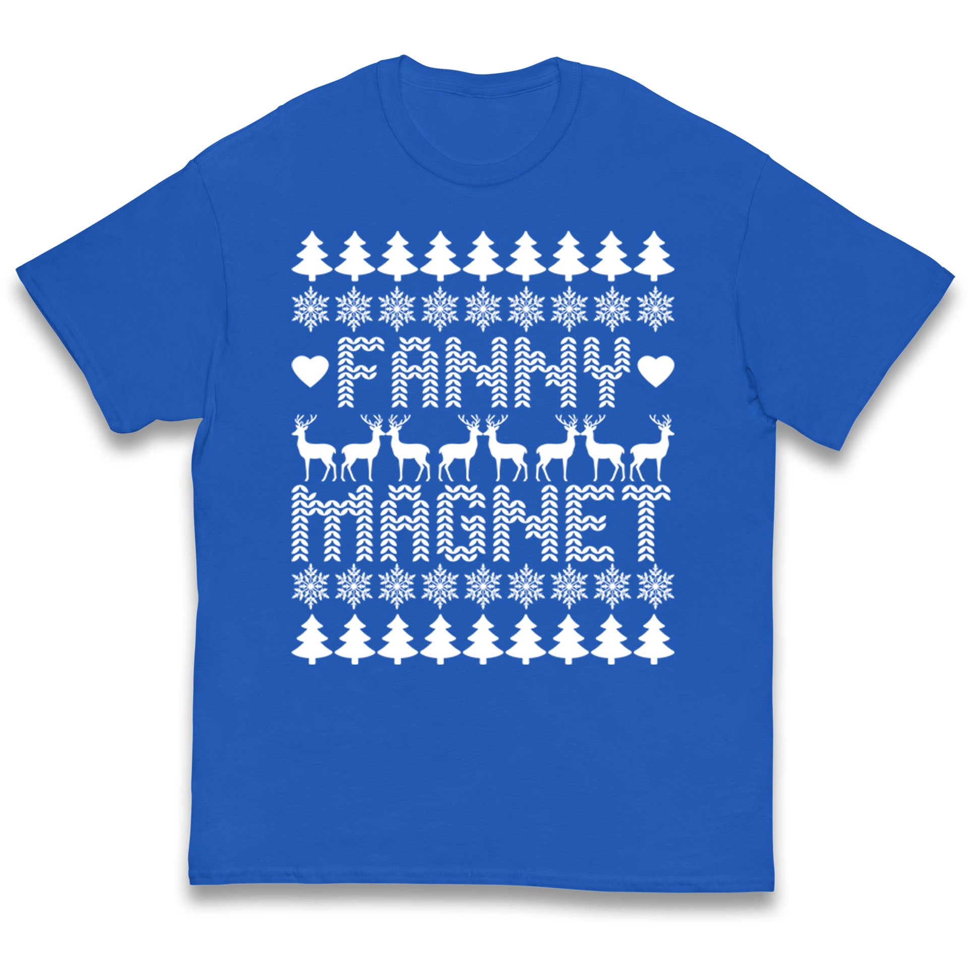 Fanny Magnet Christmas Kids T Shirt 