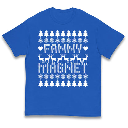 Fanny Magnet Christmas Kids T Shirt 