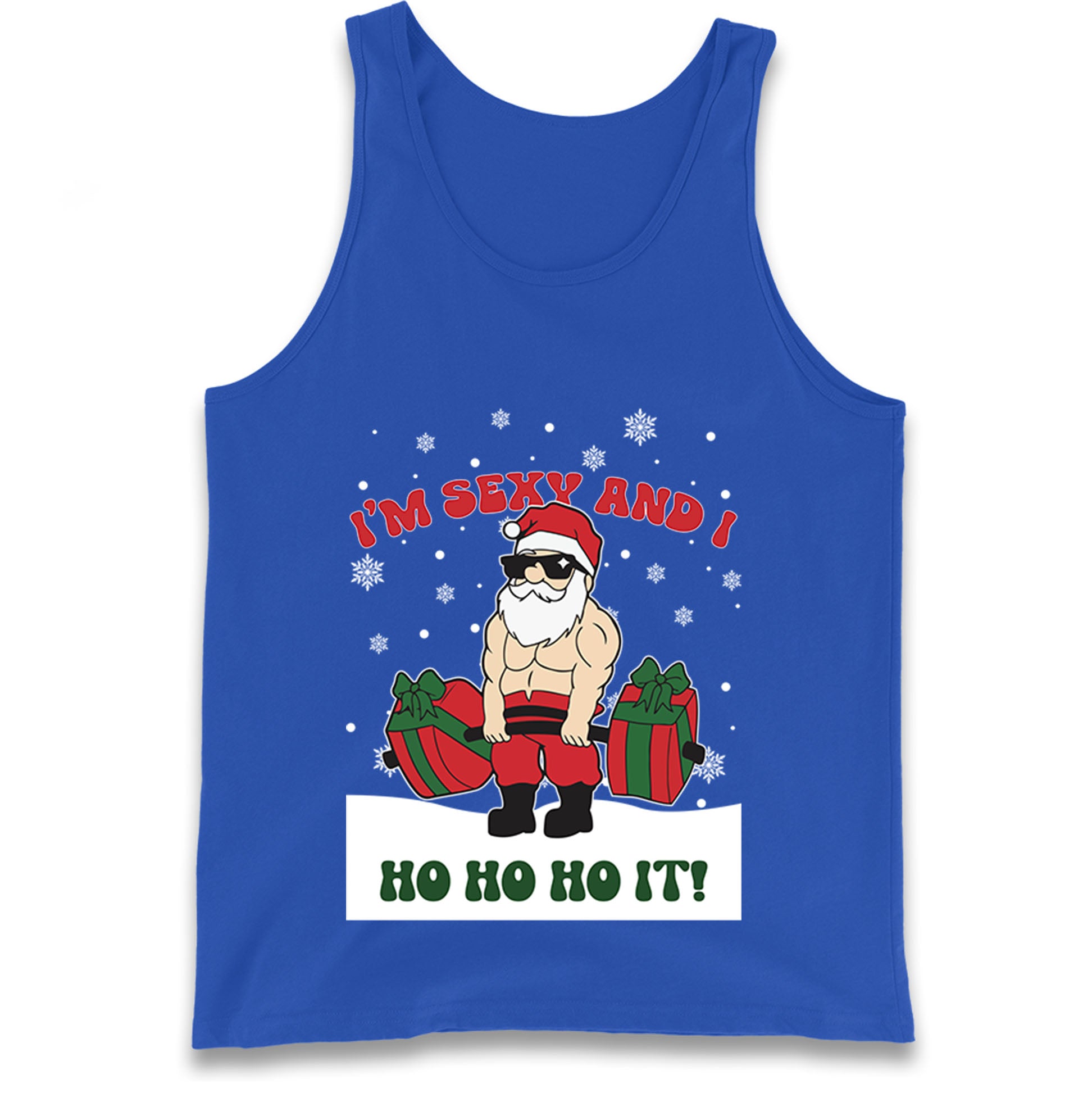 Santa Claus Ho Ho Ho Tank Top