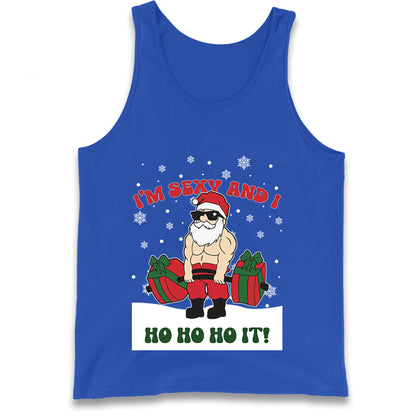 Santa Claus Ho Ho Ho Tank Top