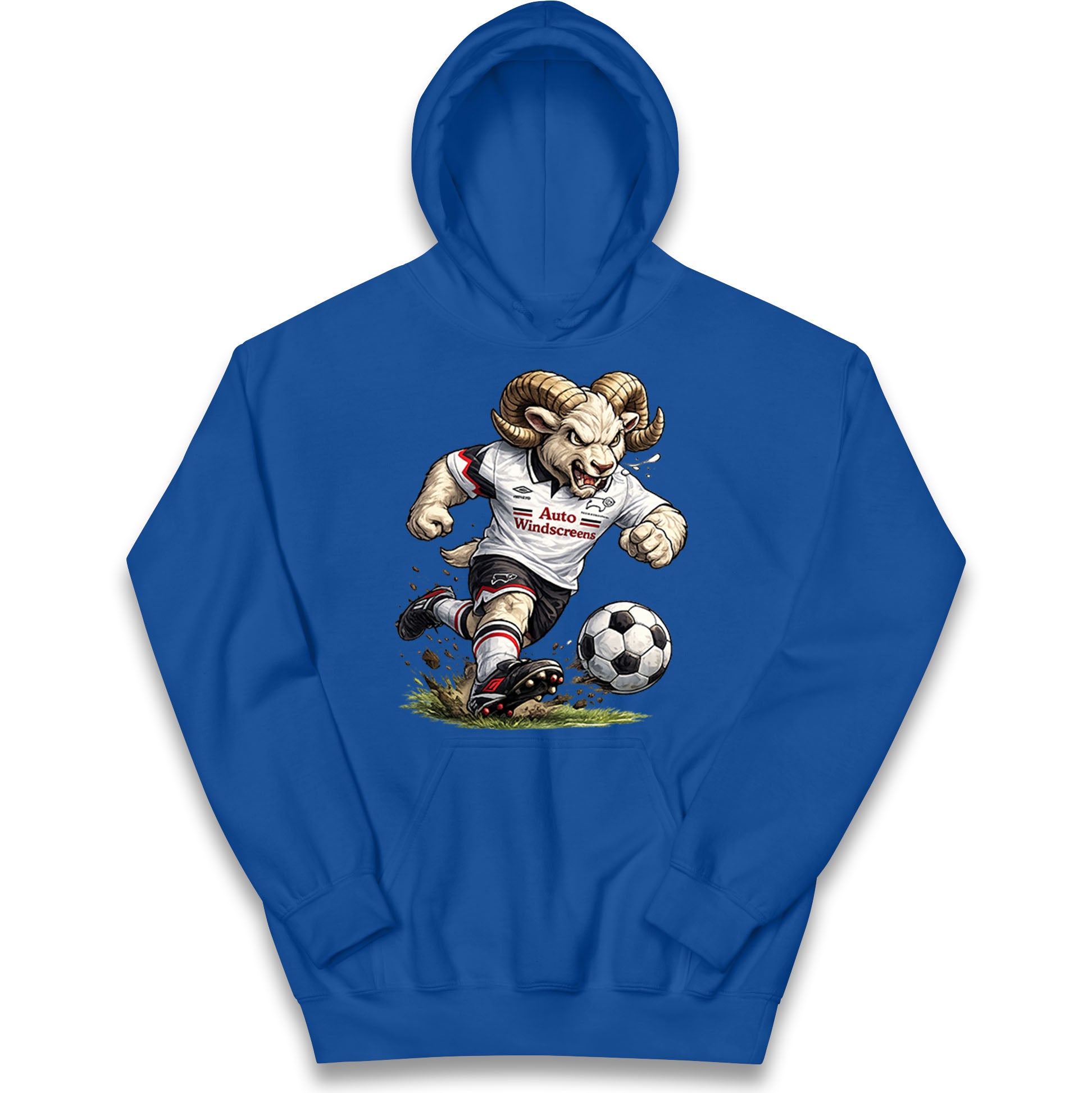 Old School Derby County Kids Hoodie 