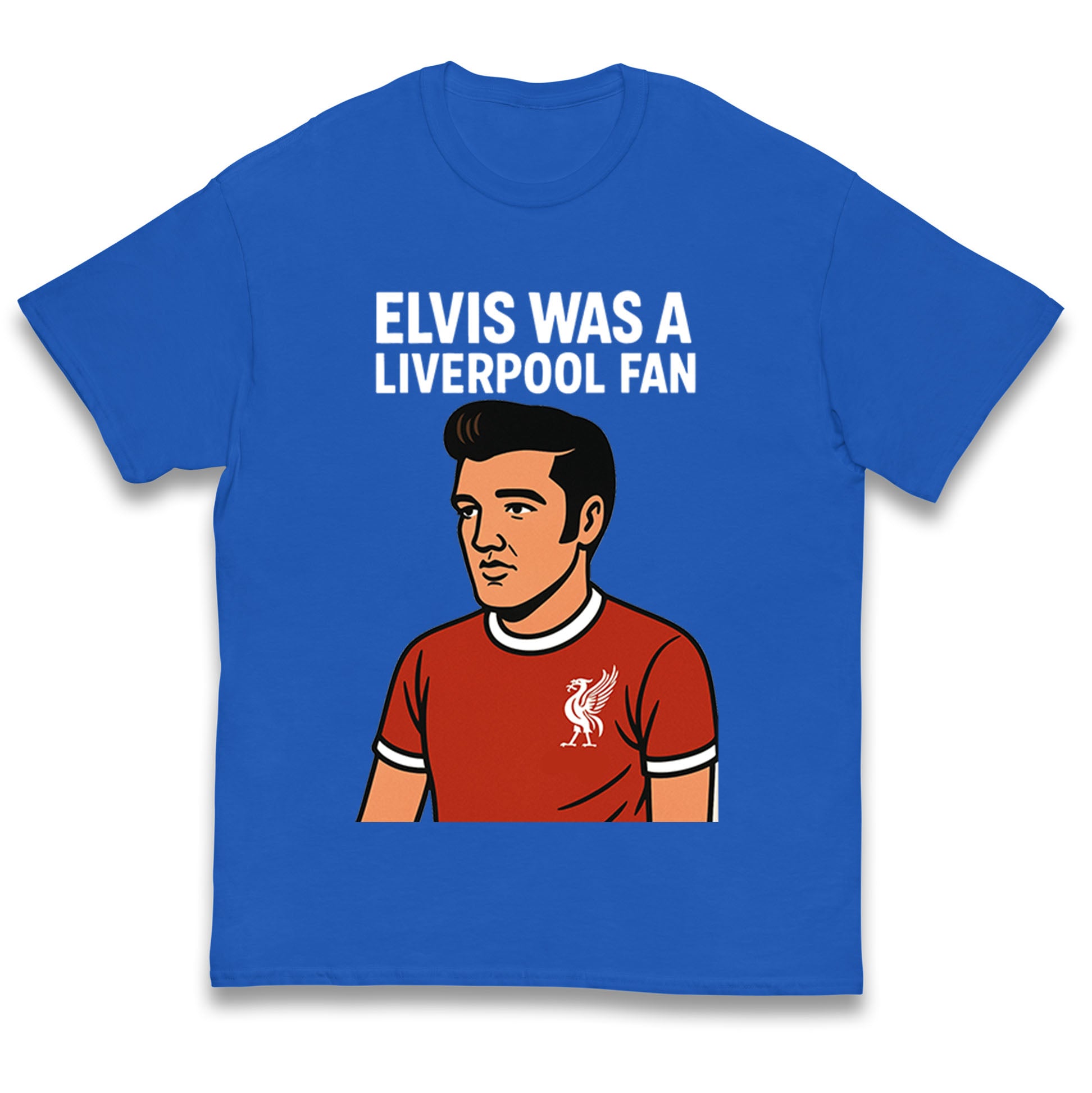 Elvis Presley Liverpool Football Kids T Shirt