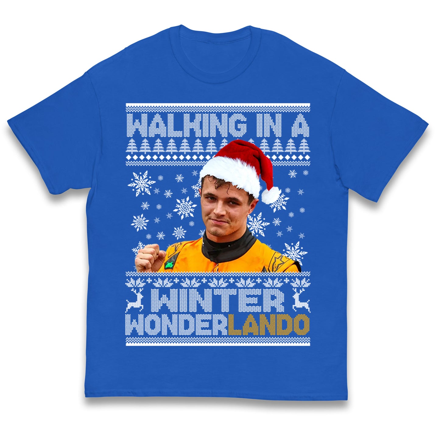 Lando Norris Christmas Kids T Shirt