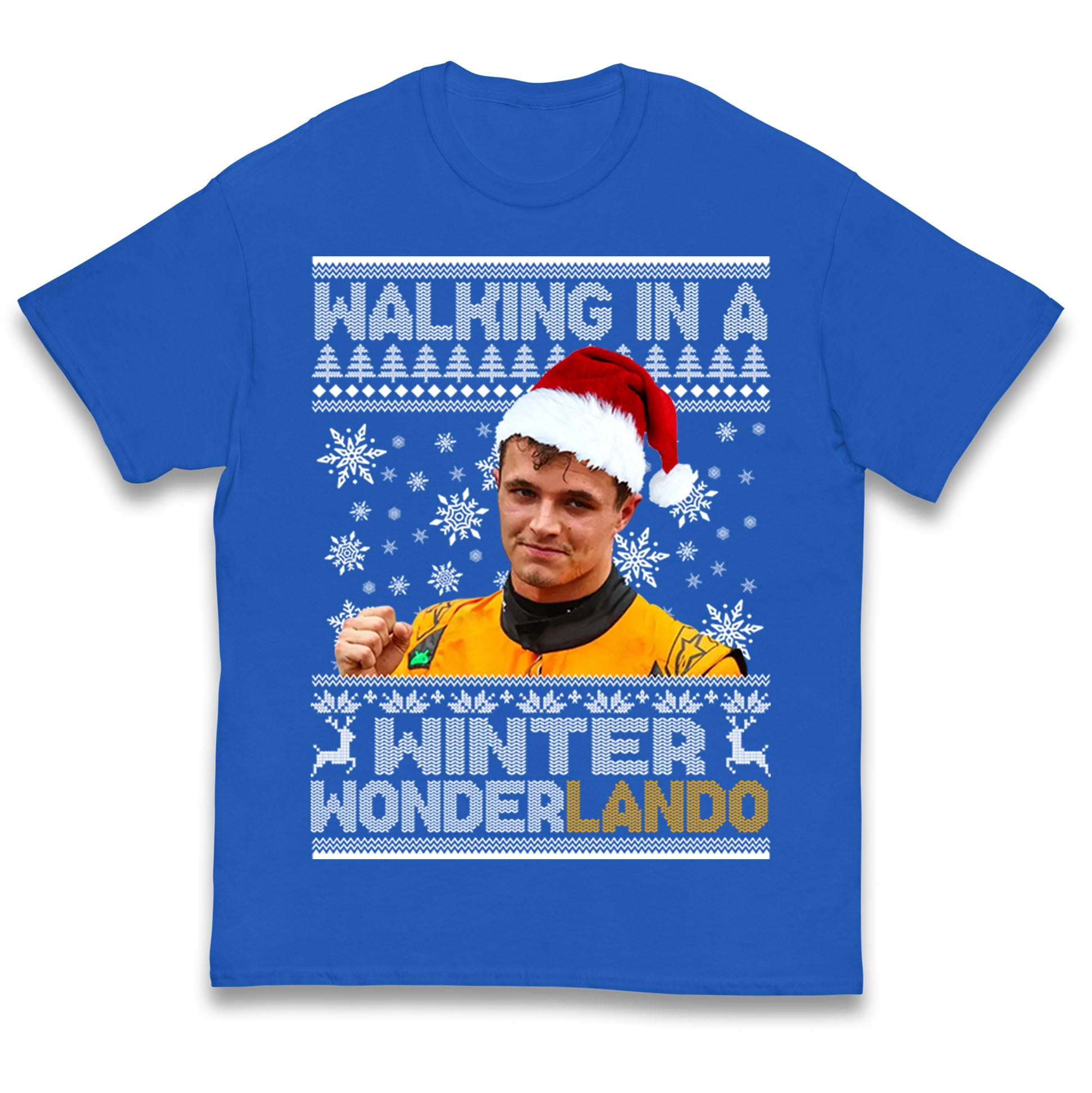 Lando Norris Christmas Kids T Shirt