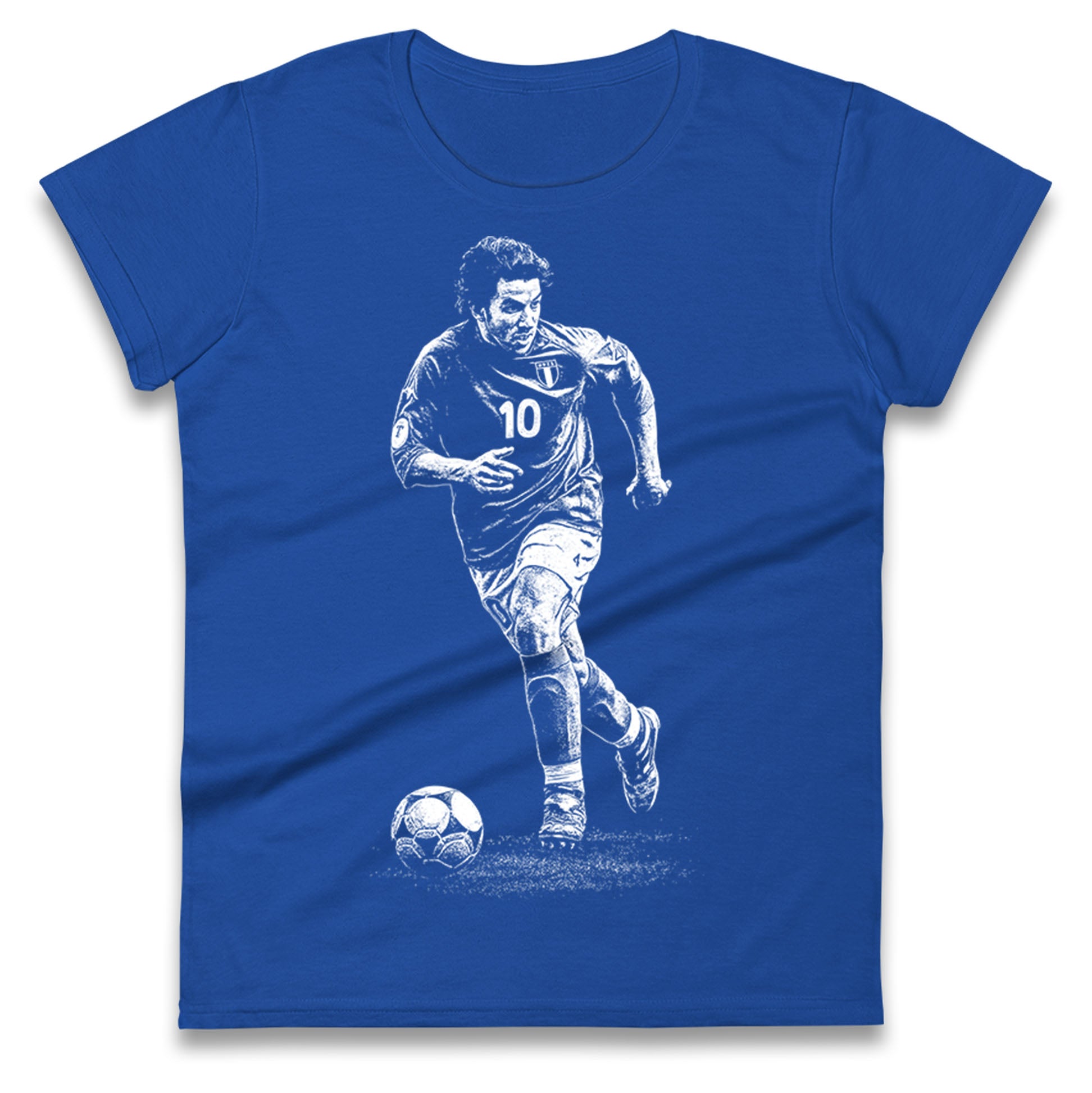 Del Piero 10 Italy Ladies T Shirt
