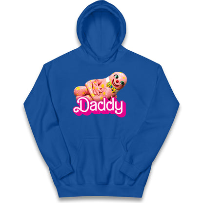 Funny Mr Blobby Daddy 90s Retro Kids Hoodie