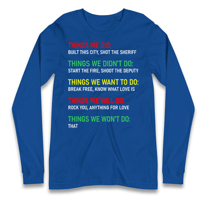 Bob Marley Music Longsleeve T Shirt