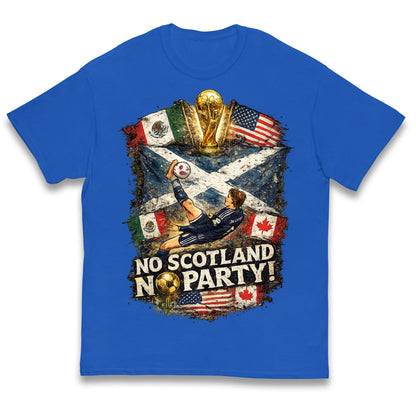 No Scotland No Party World Cup 2026 Kids T Shirt