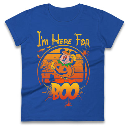 Mickey Mouse Im Here For Boo Halloween t shirt
