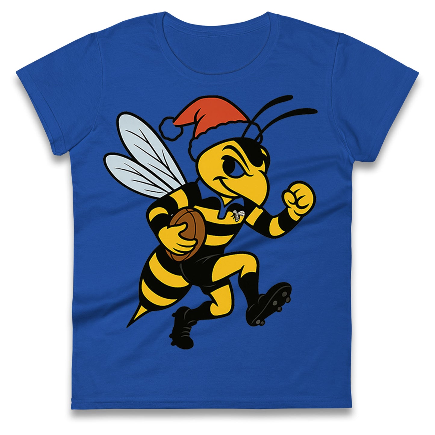 Wasps Rugby Christmas Ladies T Shirt