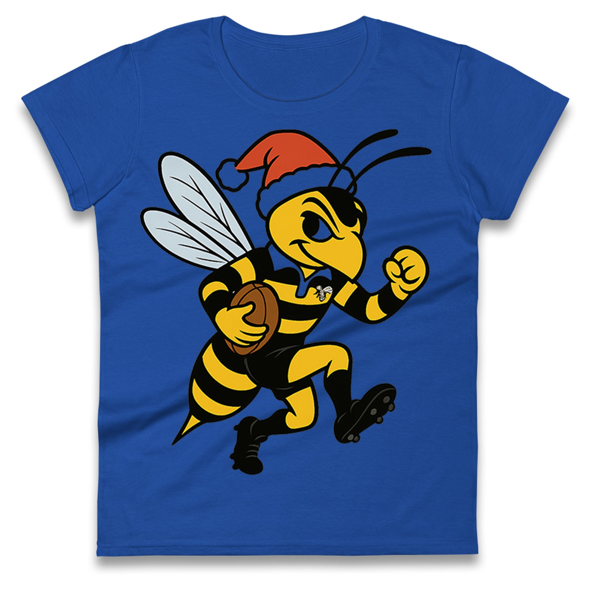 Wasps Rugby Christmas Ladies T Shirt