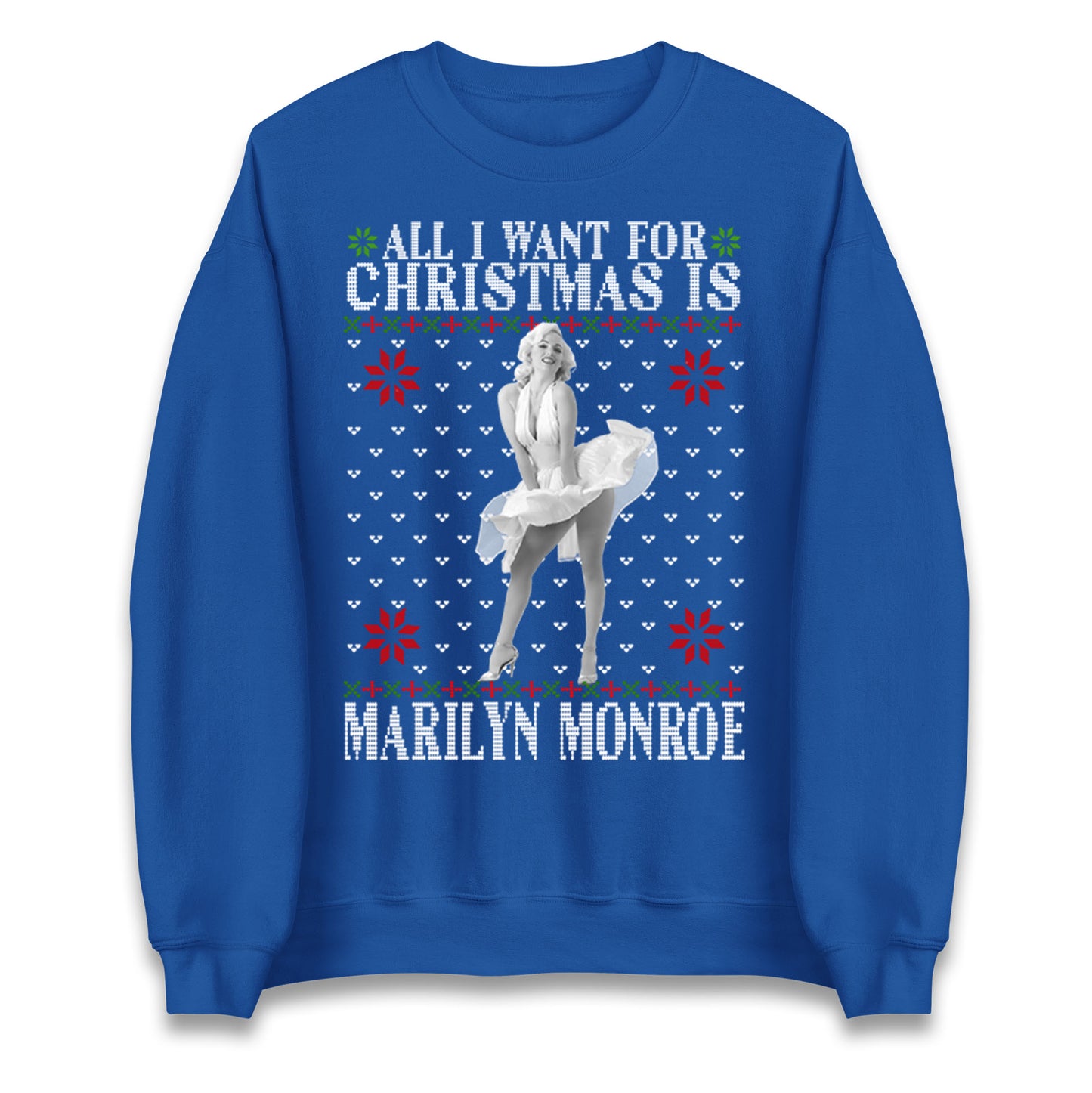 marilyn monroe christmas sweatshirt