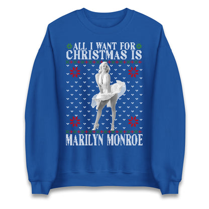 marilyn monroe christmas sweatshirt