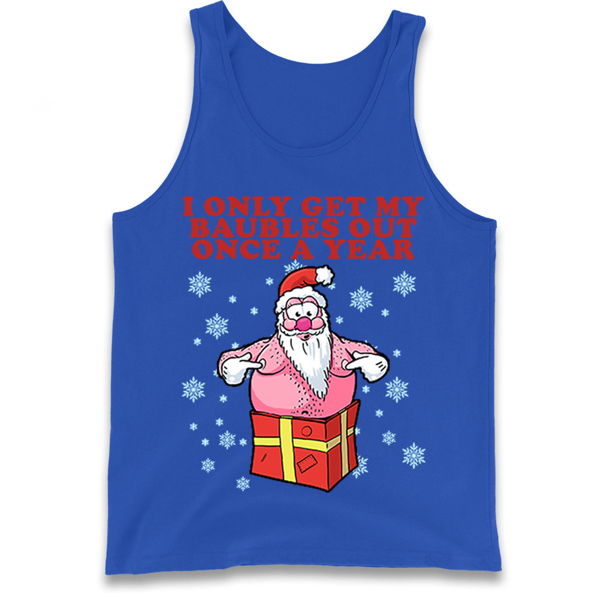 Fat Santa Christmas Funny Tank Top