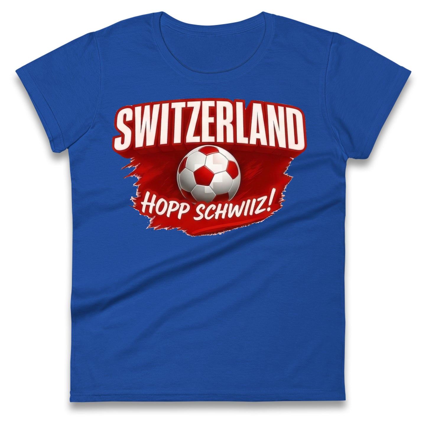Switzerland Hopp Schwiiz! Ladies Shirt