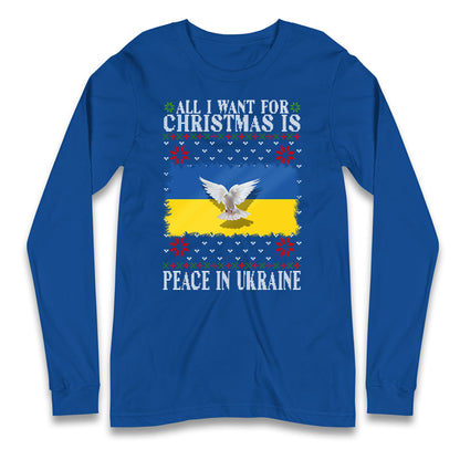 peace in ukraine long sleeve t shirt
