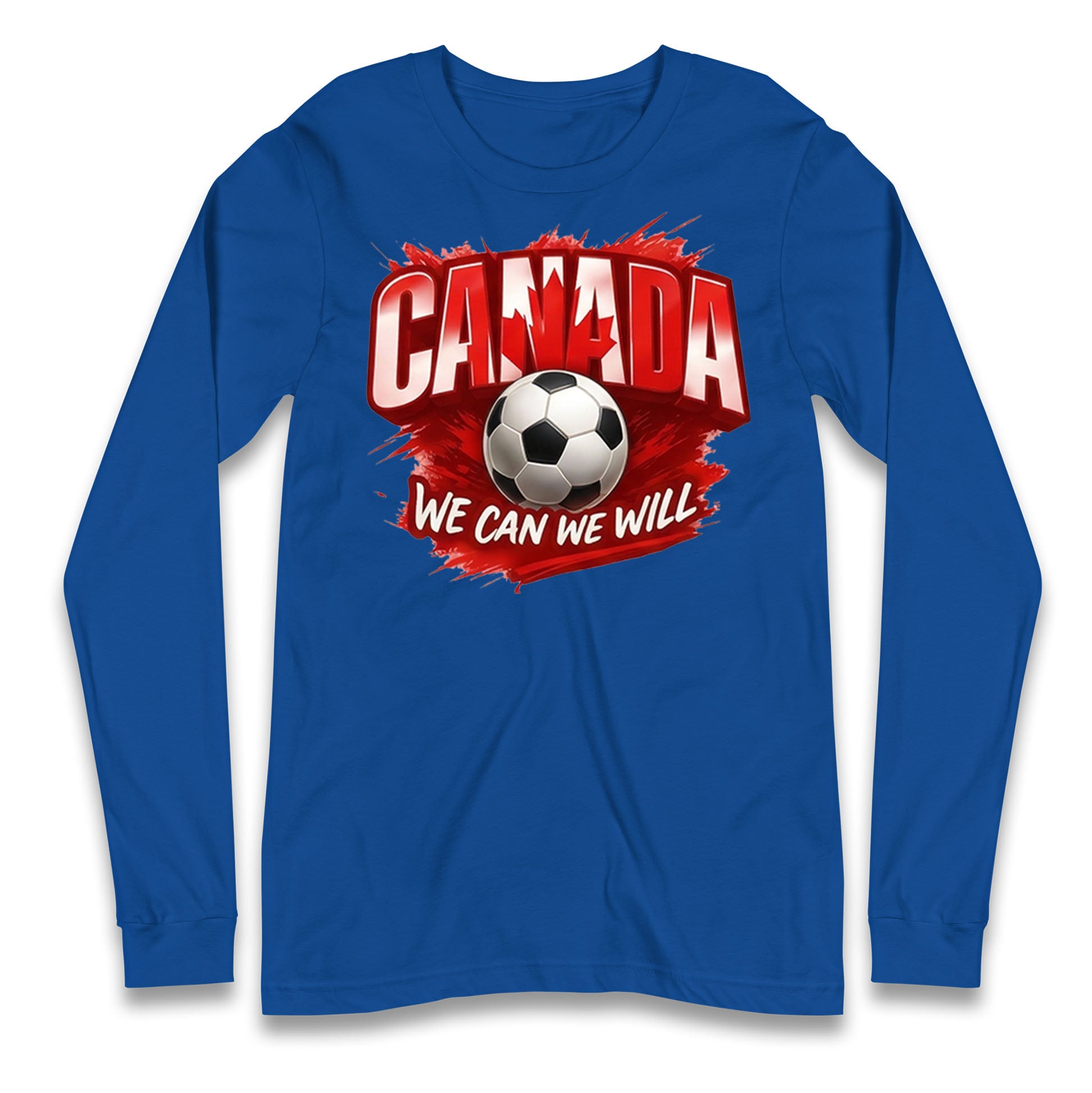 Canada Retro World Cup Longsleeve T Shirt 