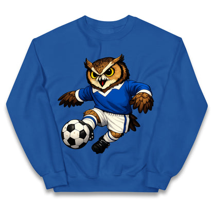 Retro Oldham Football Kids Jumper