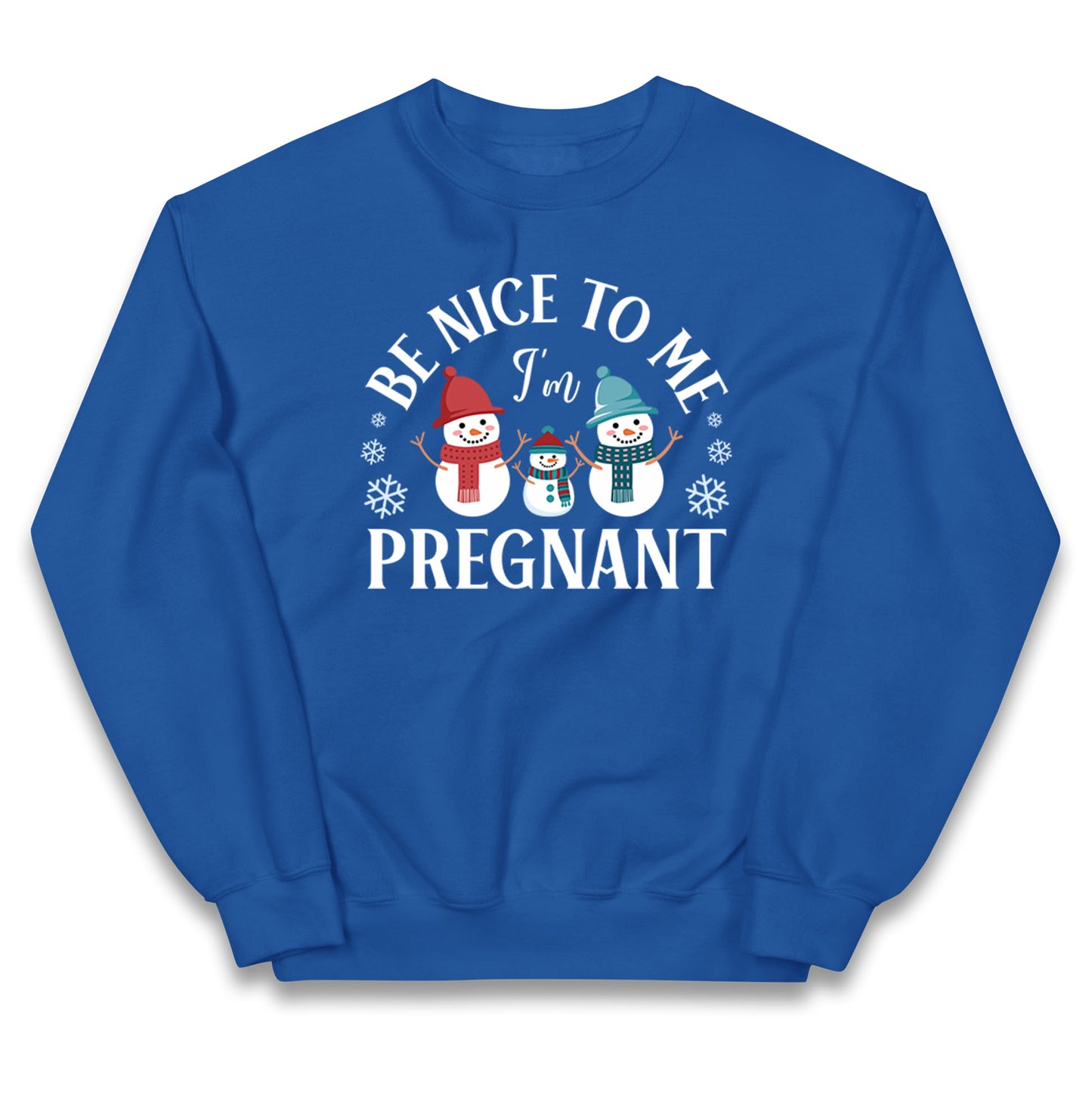 Pregnant At Christmas Kids Jumper