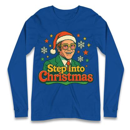 Elton John Christmas Longsleeve T Shirt