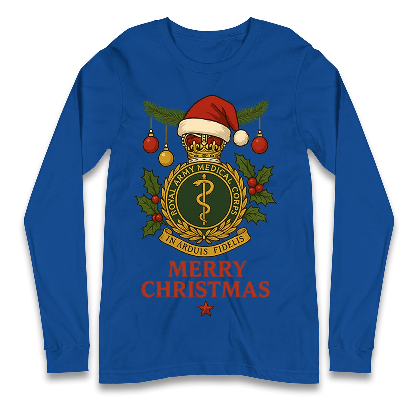 Royal Army Medical Corps Christmas Longsleeve T Shirt