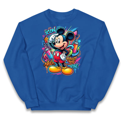 Graffiti Mickey Kids Jumper