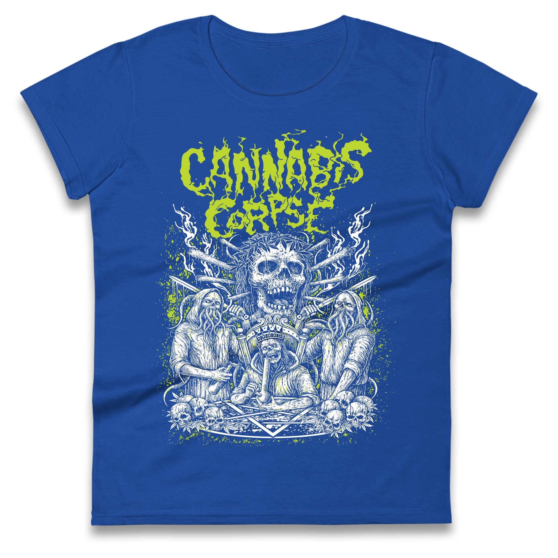 Cannabis Corpse Band Ladies T Shirt