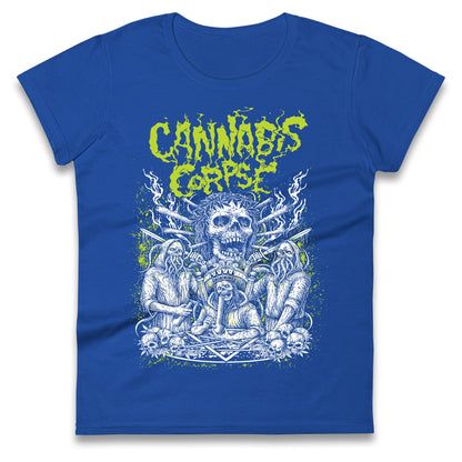 Cannabis Corpse Band Ladies T Shirt