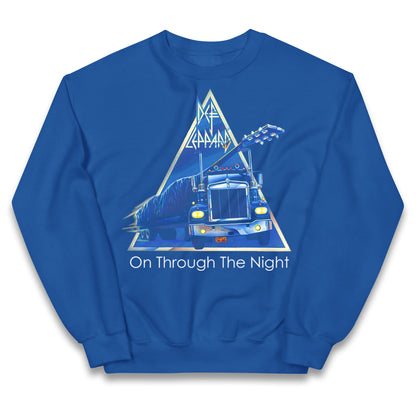 Leppard On Through The Night Kids Jumper