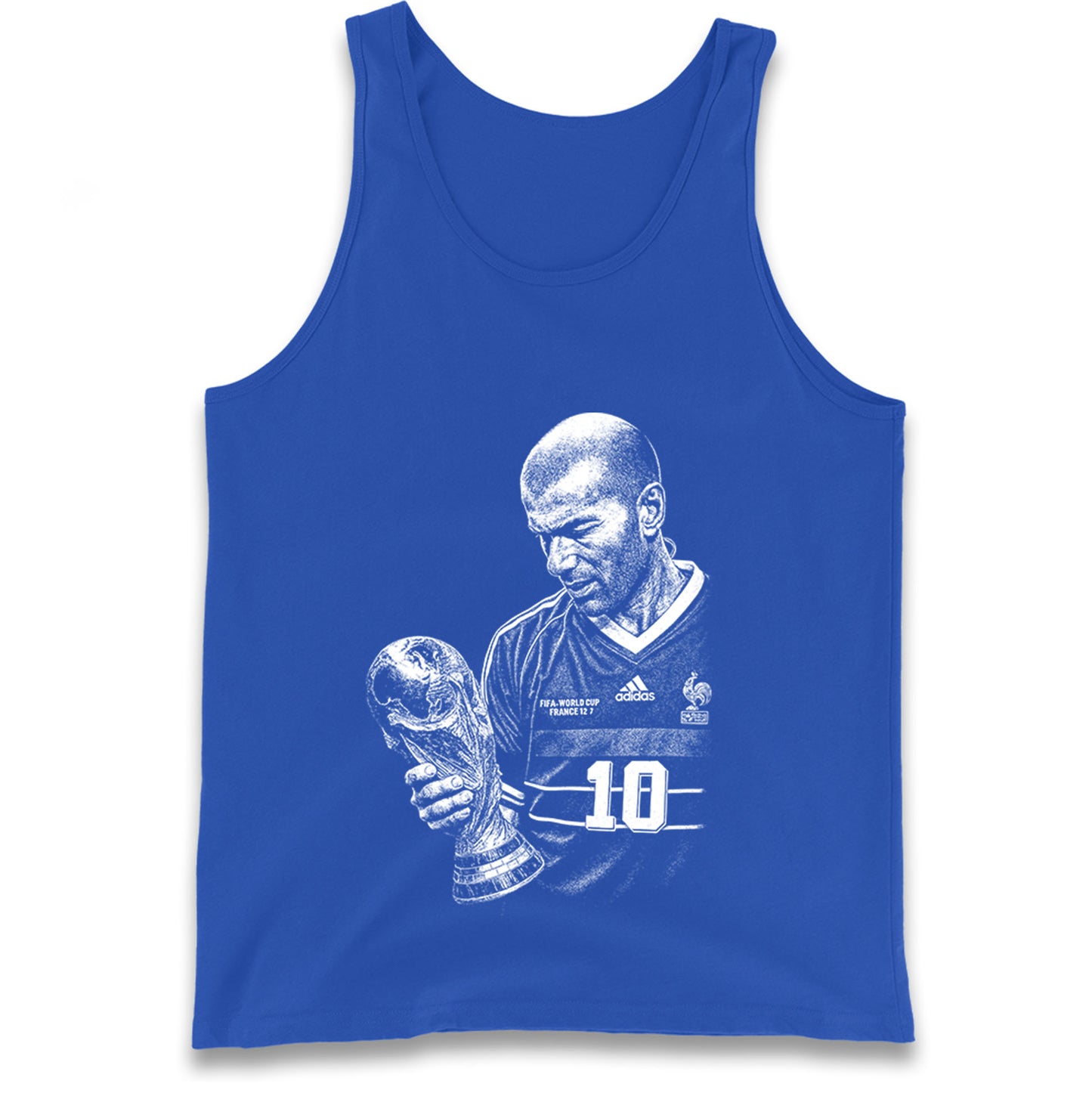 Zidane France Footballer Tank Top