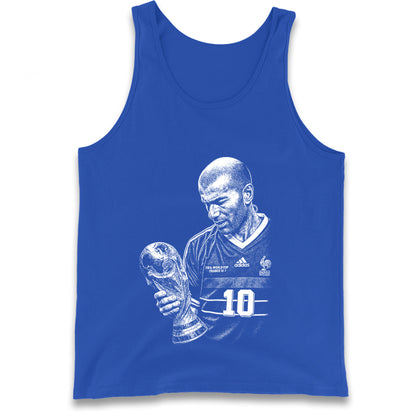 Zidane France Footballer Tank Top
