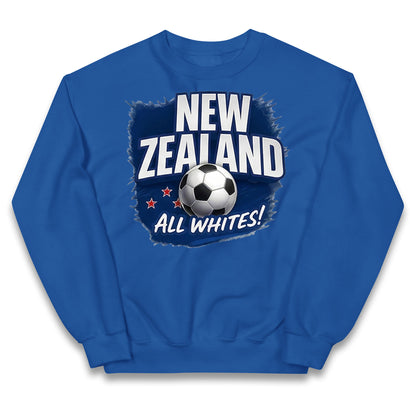 New Zealand Retro World Cup Kids Jumper