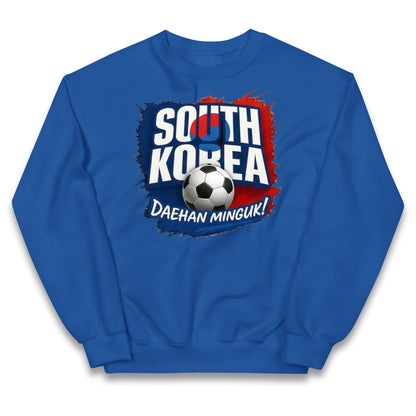 South Korea Football Kids Jumper