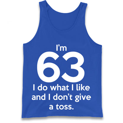 63rd Birthday Tank Top