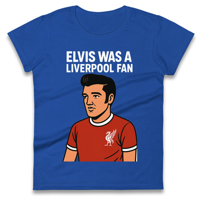 Elvis Presley Liverpool Football Ladies T Shirt 
