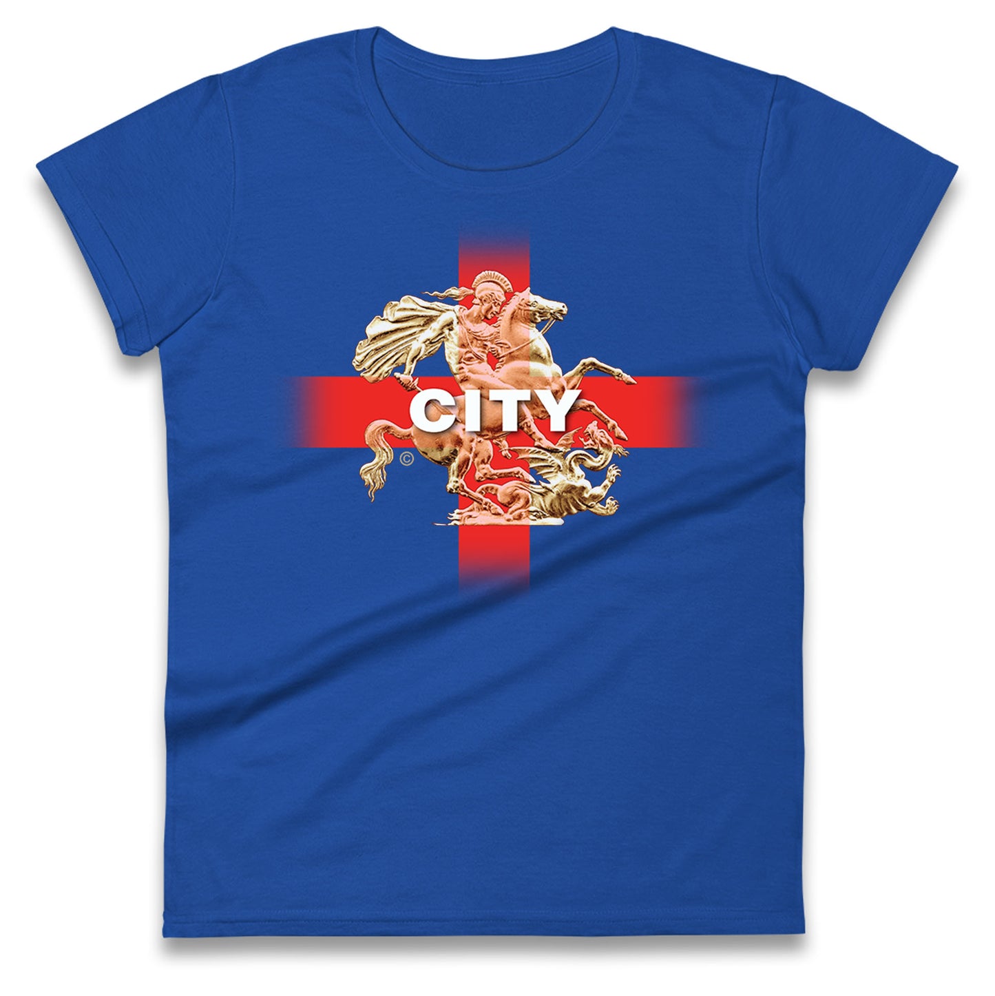 City St George & The Dragon Womens Tee Top