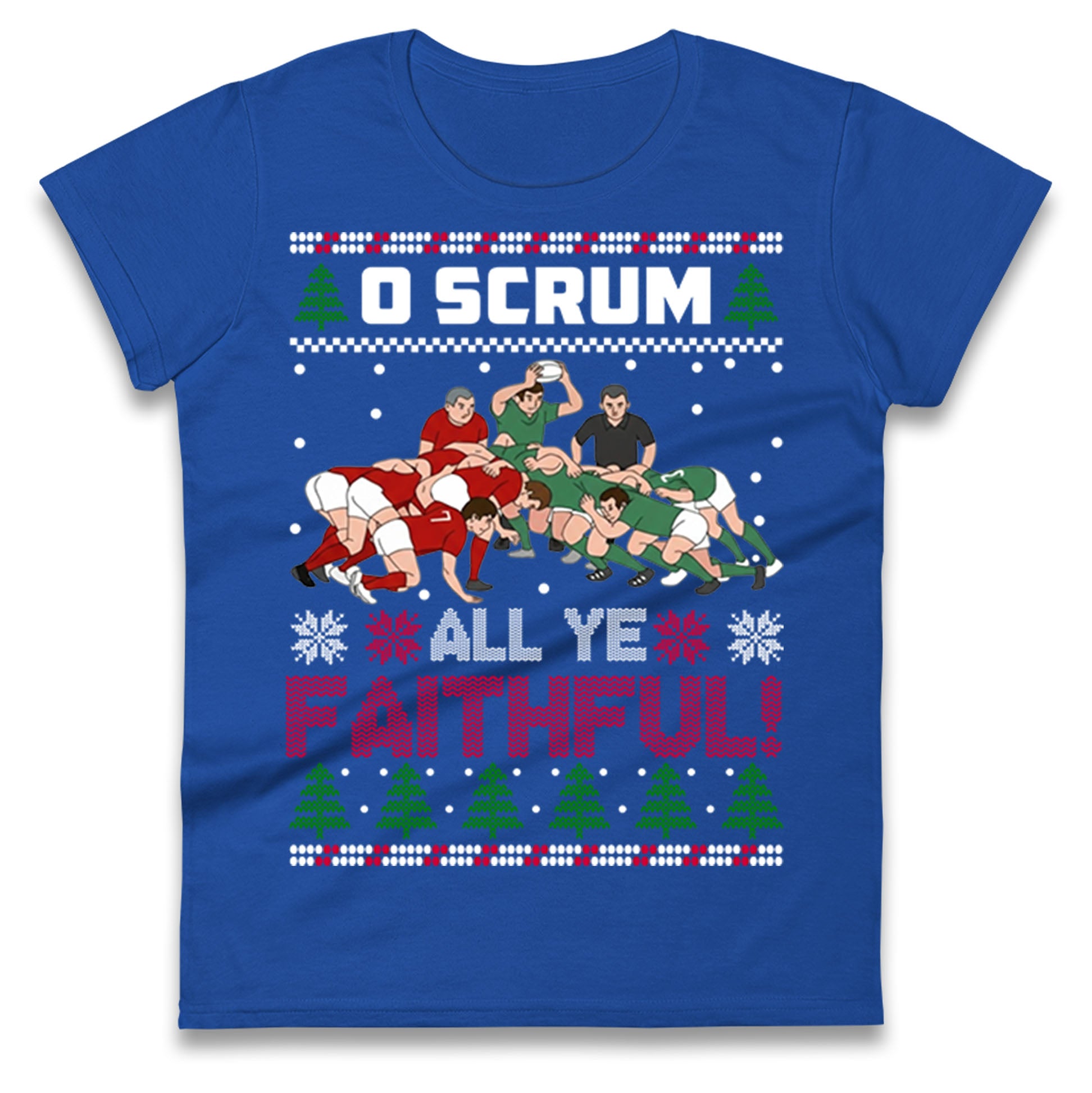 O Come All ye Faithfull Ladies T Shirt 