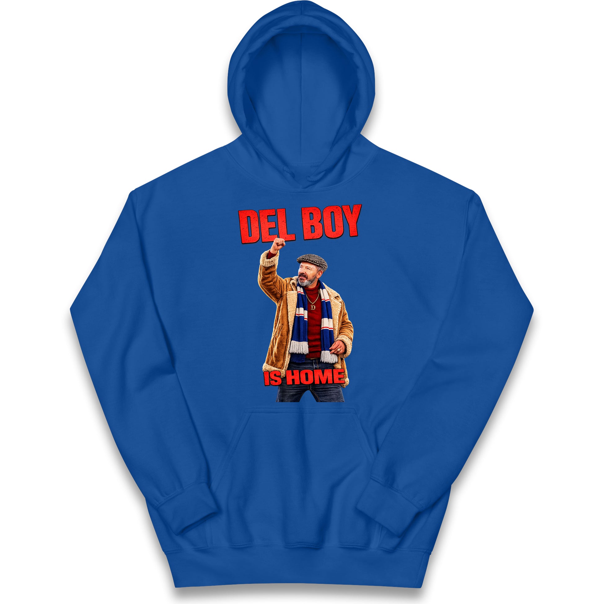 Derek McInnes Rangers Del Boy Football Kids Hoodie