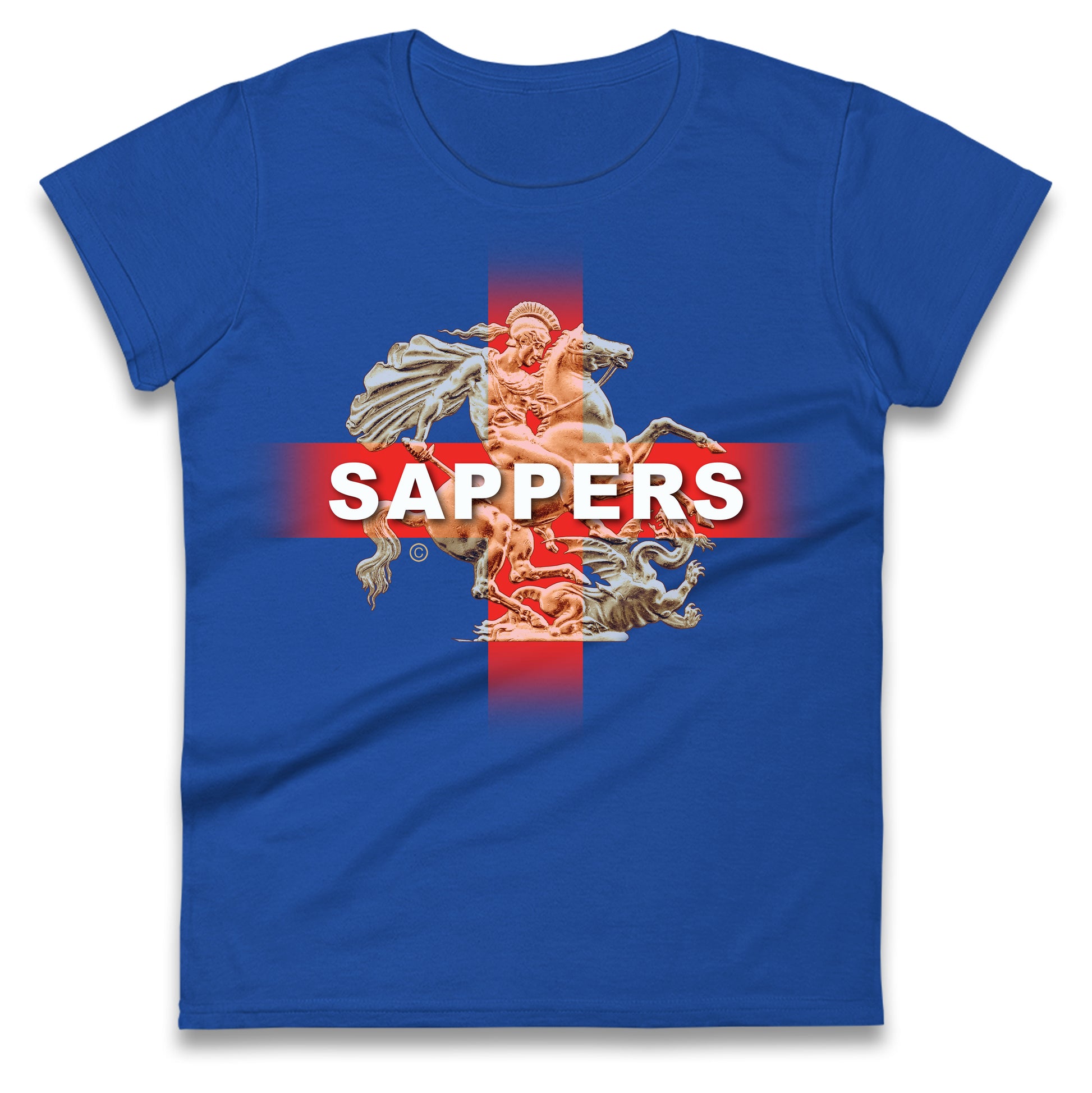 Royal Engineers Sappers England Ladies T Shirt