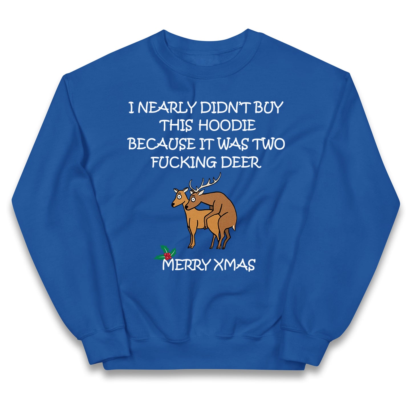 fucking deer christmas jumper