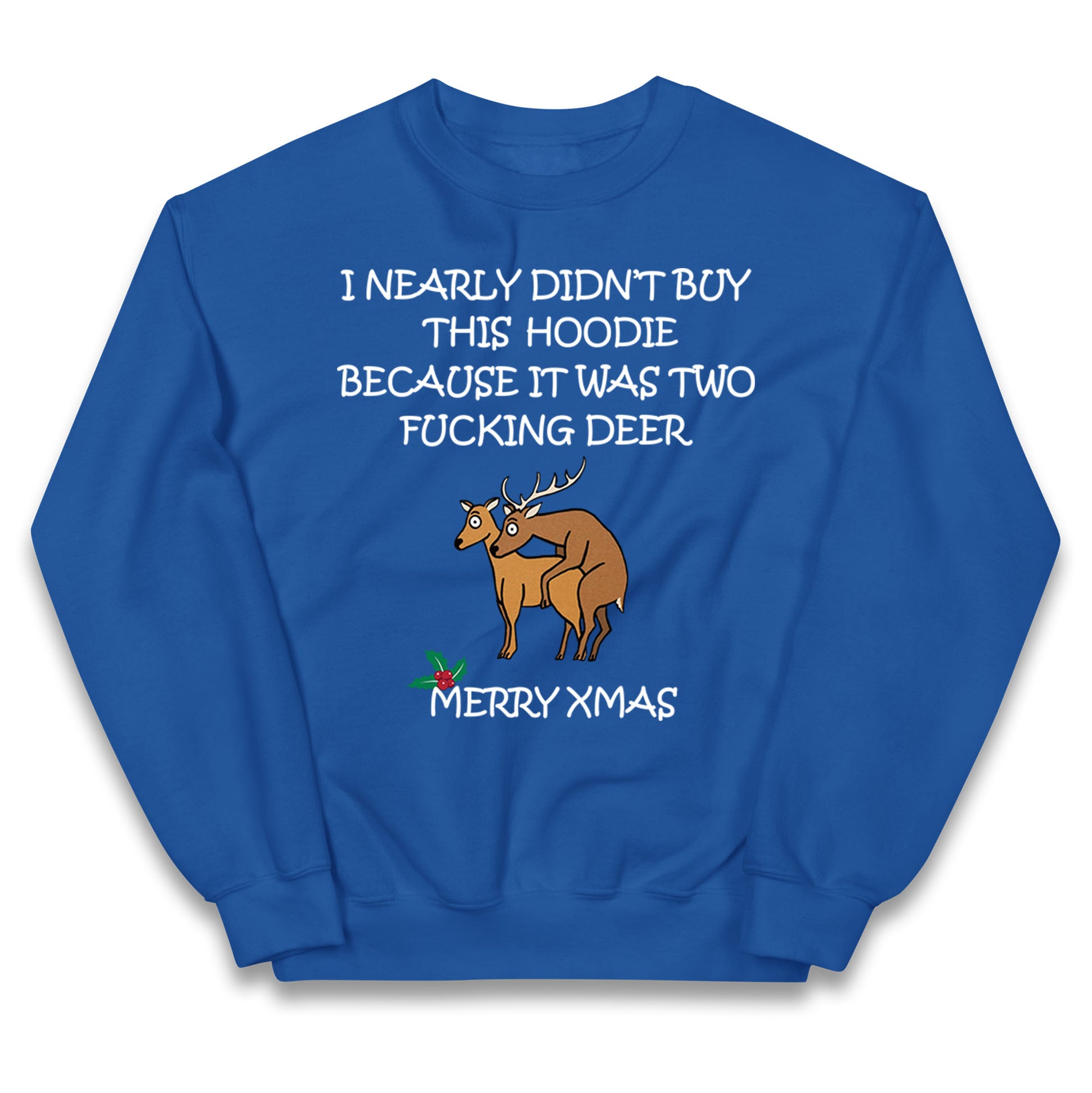 fucking deer christmas jumper
