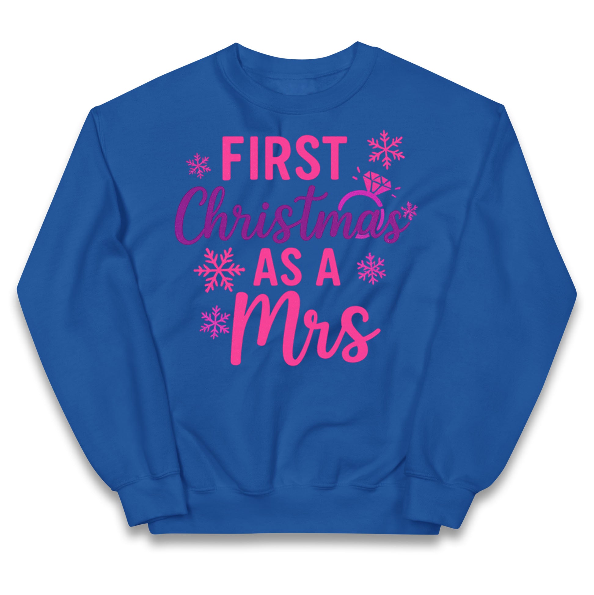 First Christmas As A Mrs Kids Jumper