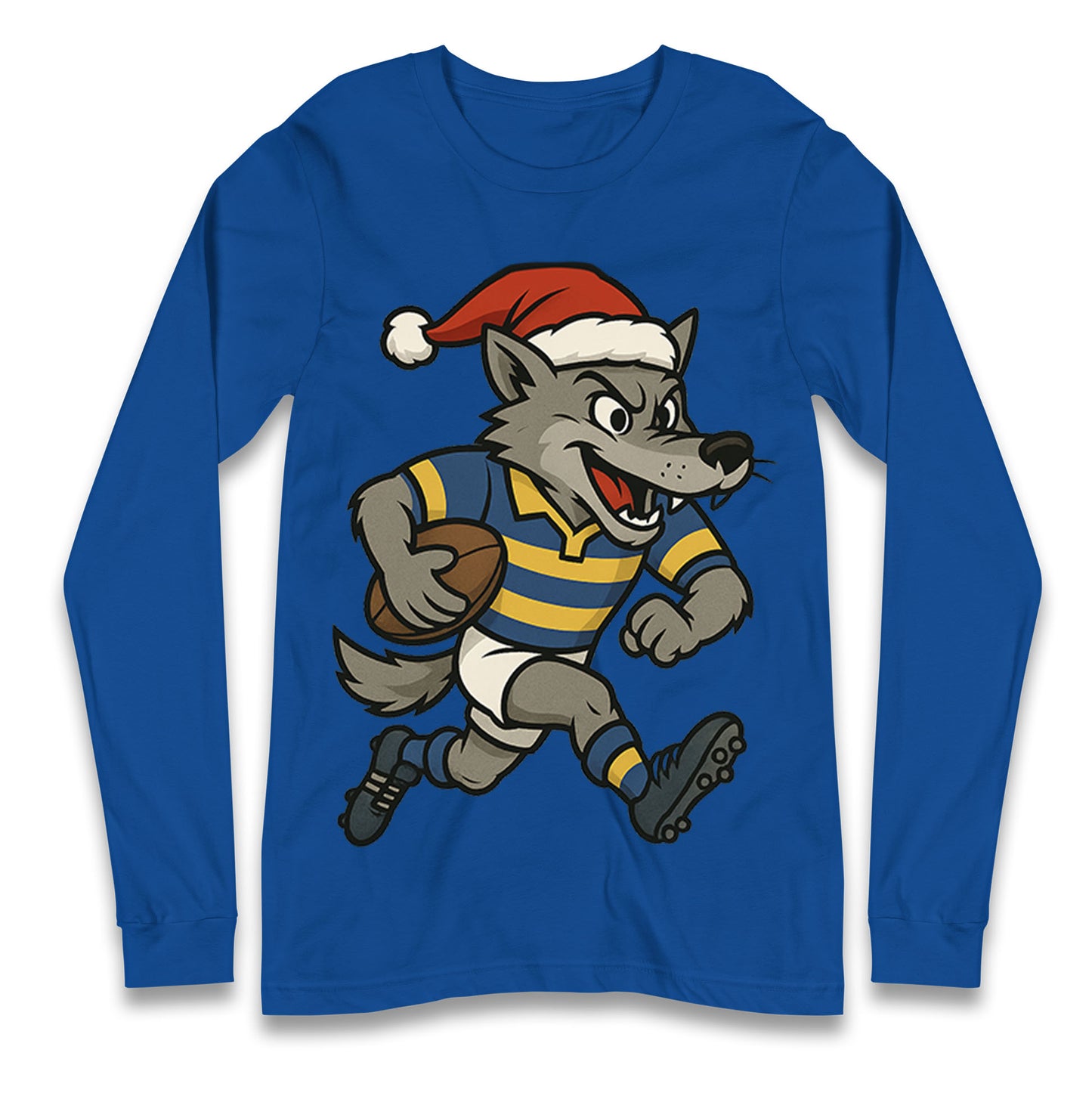 Warrington Wolves Christmas Longsleeve T Shirt 