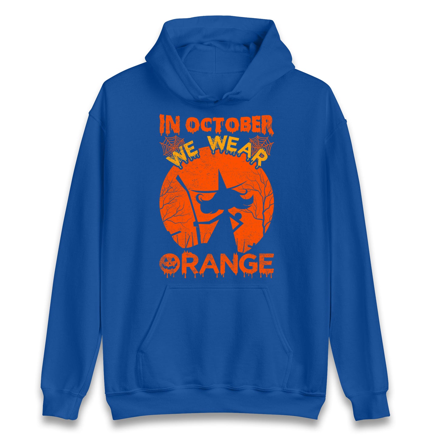 In October We Wear Orange Halloween Hoodie
