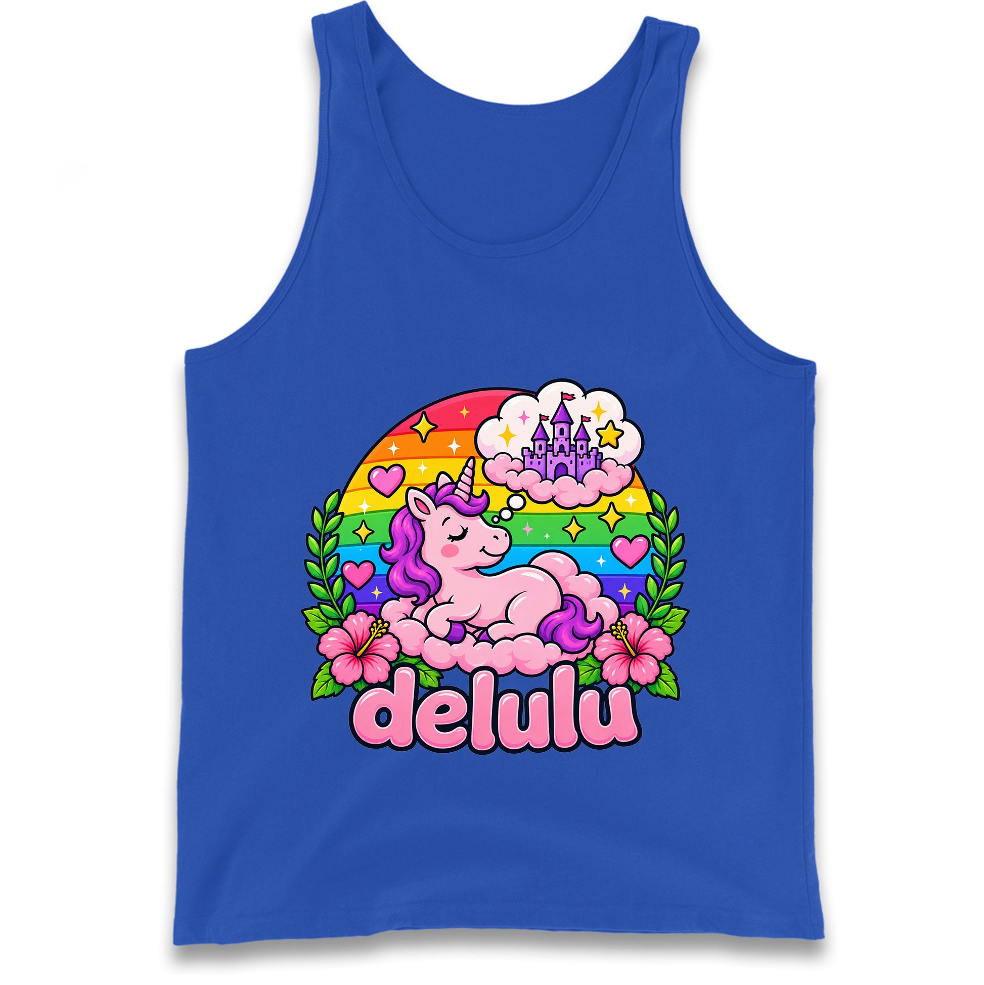 Delulu Unicorn Tank Top